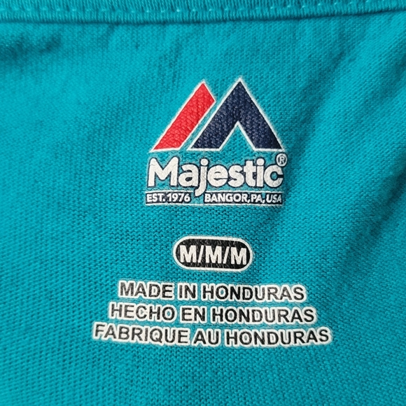 Majestic Miami Dolphins football team teal orange white long sleeve shirt medium - Picture 11 of 16